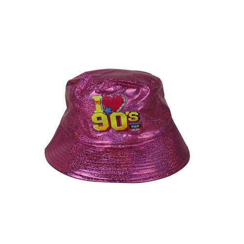 Pink I Love The 90s Bucket Hat