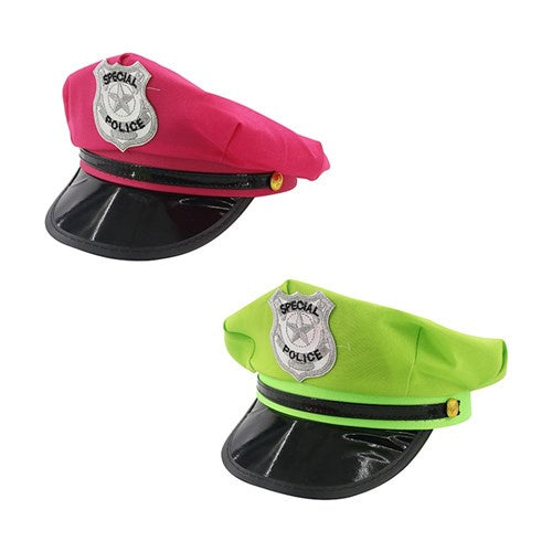 Neon Police Hat
