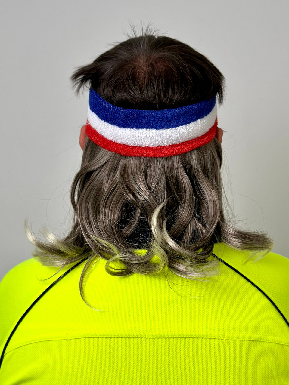 Two Tone Blonde Brown Mullet Headband