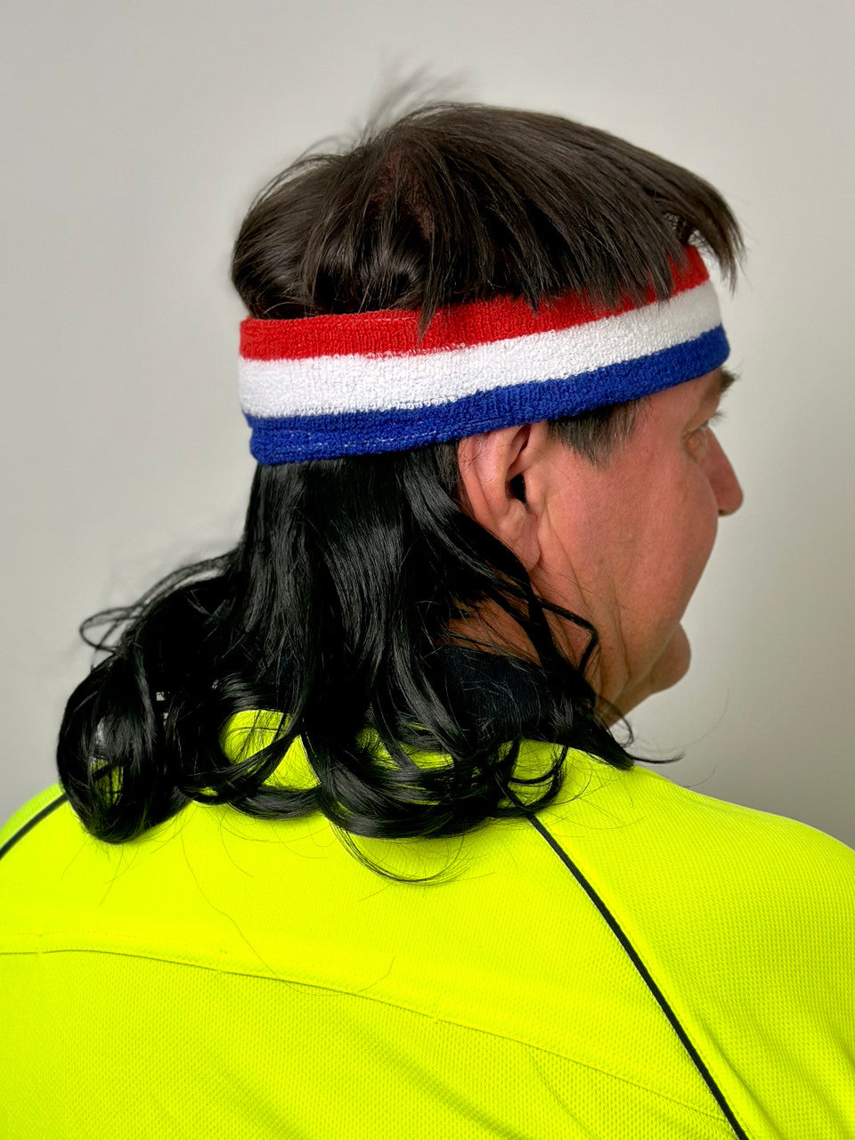 Black Trevor The Tease Mullet Headband