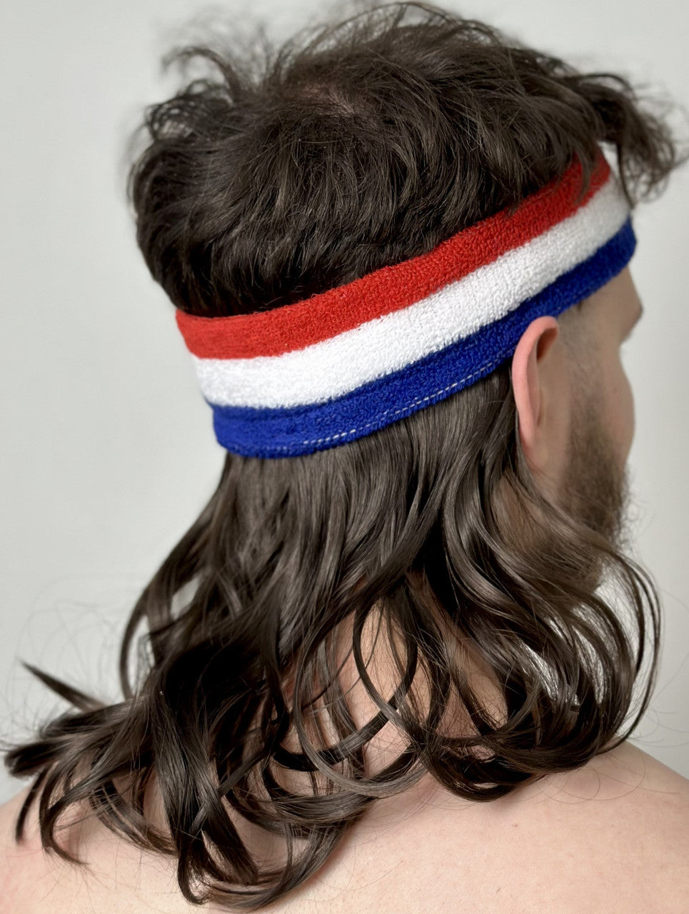 Brown Bazza Headband Mullet