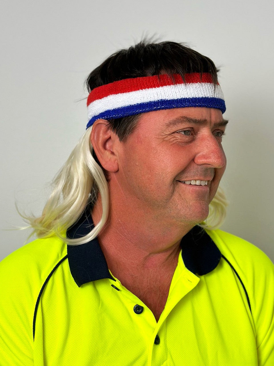 Blonde Dazza Mullet Headband