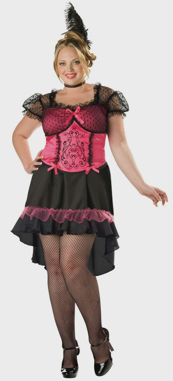 Plus Size Saloon Gal Womens Costume