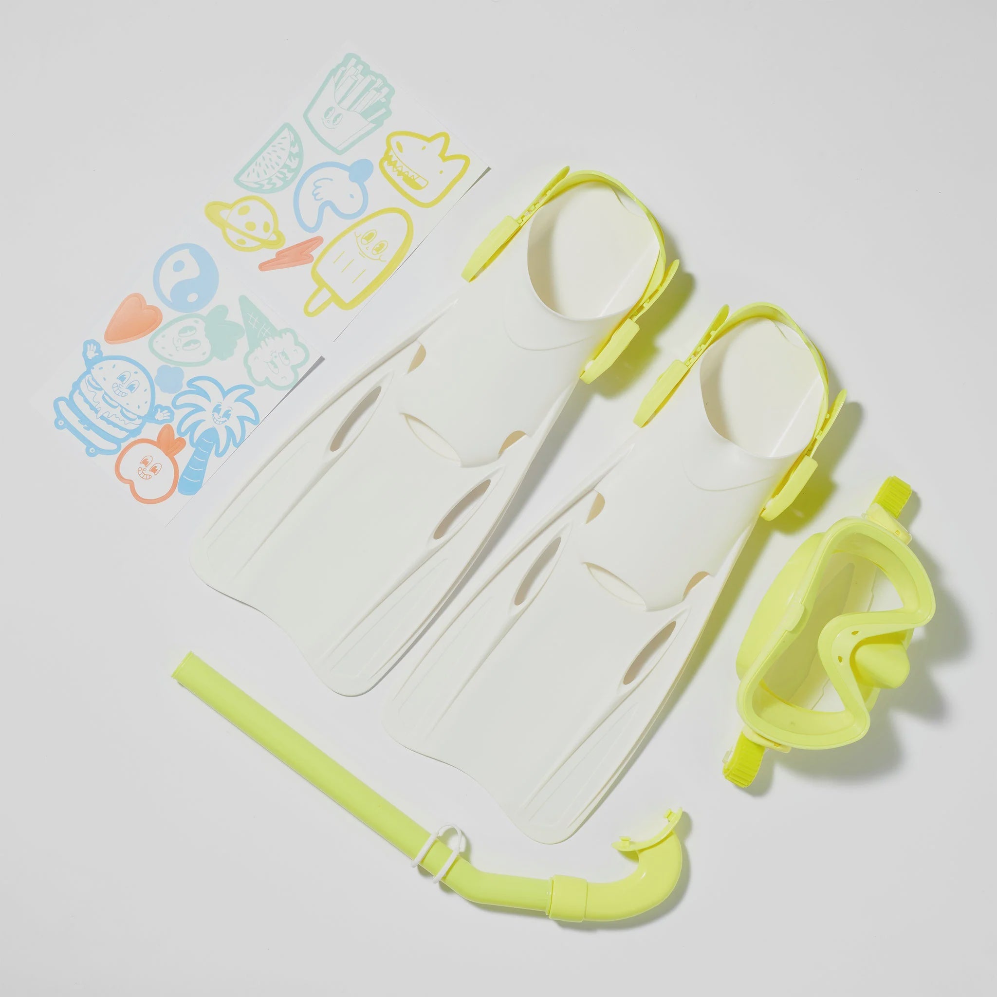 Kids Snorkel Set Medium - The Sea Kids Yellow