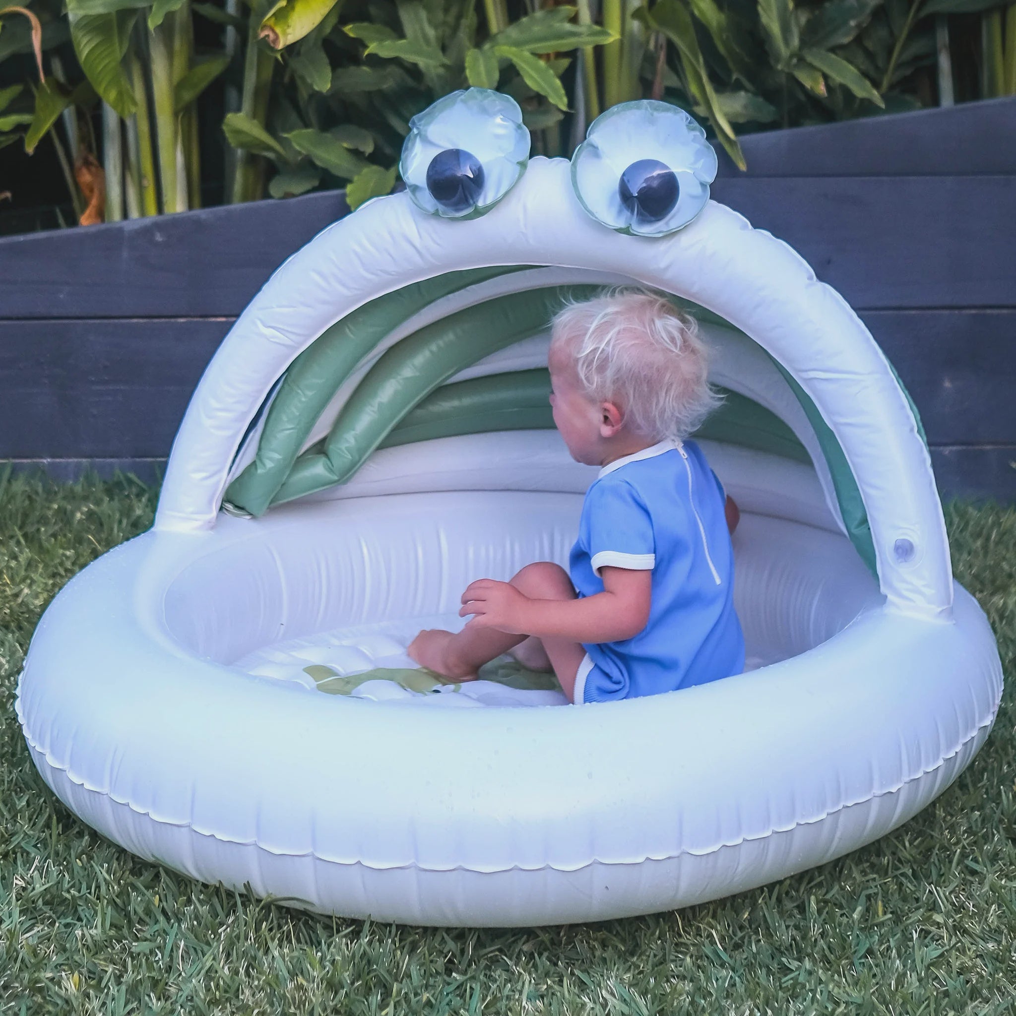 Kids Inflatable Pool - Cookie the Croc Khaki