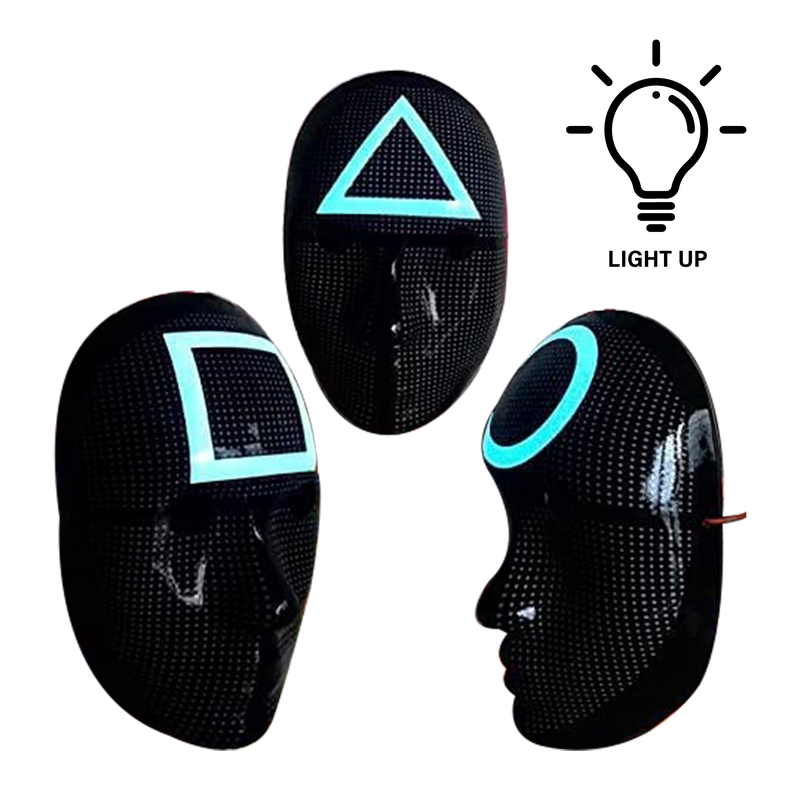 Light Up Red Guard Mask Squid Games