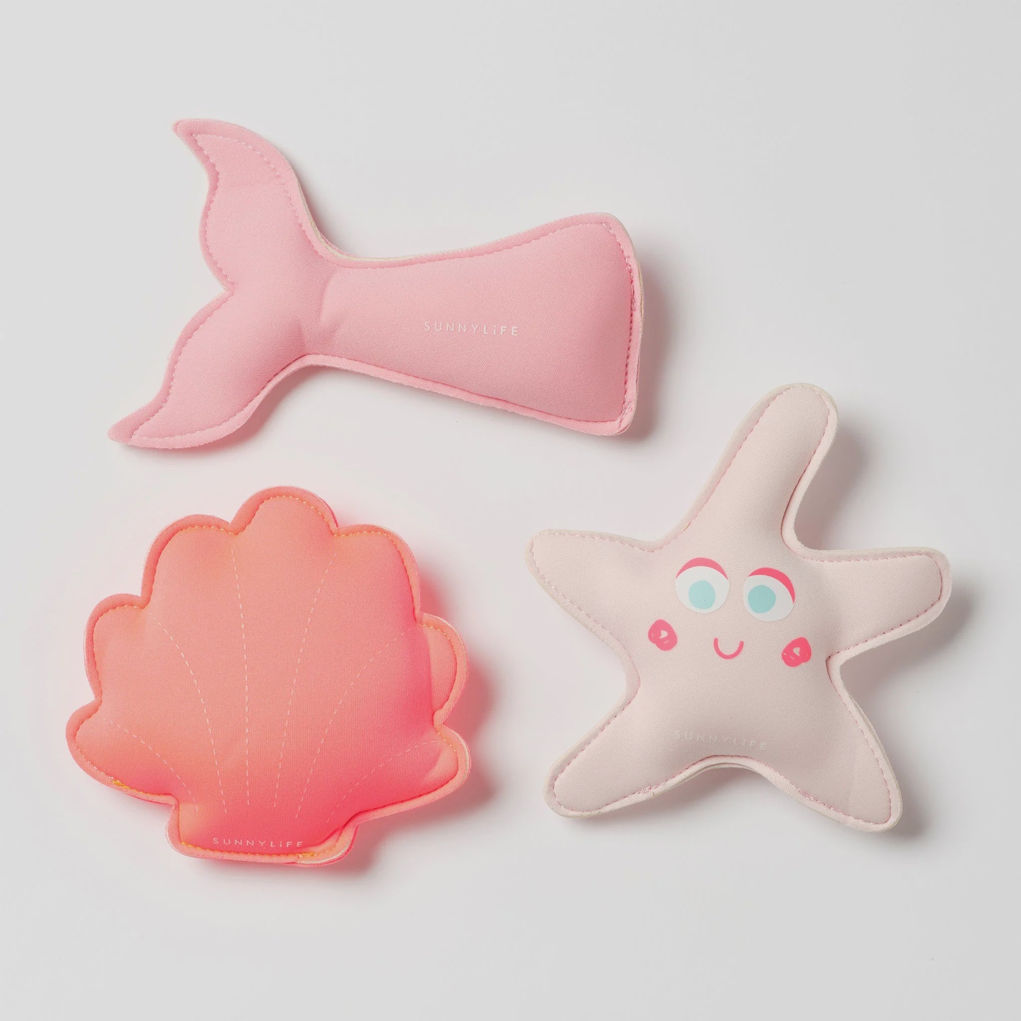 Dive Buddies - Melody the Mermaid Neon Strawberry (Set of 3)