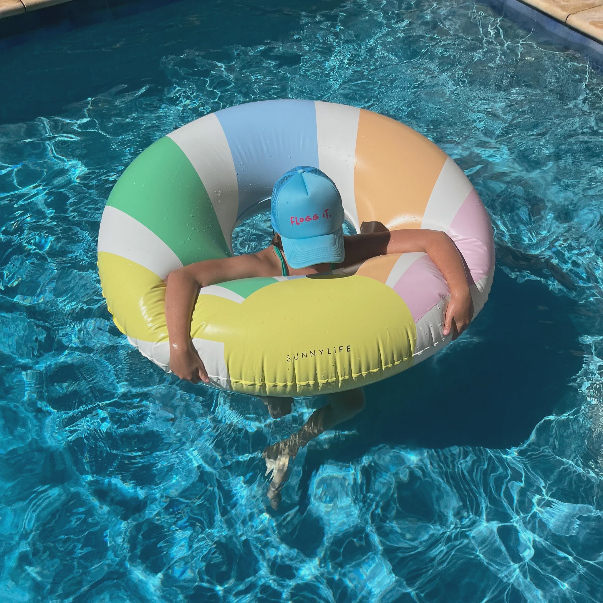 Pool Side Tube Float - Pastel Gelato