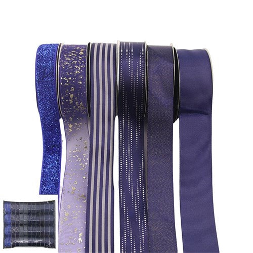 Navy Ribbon 5m