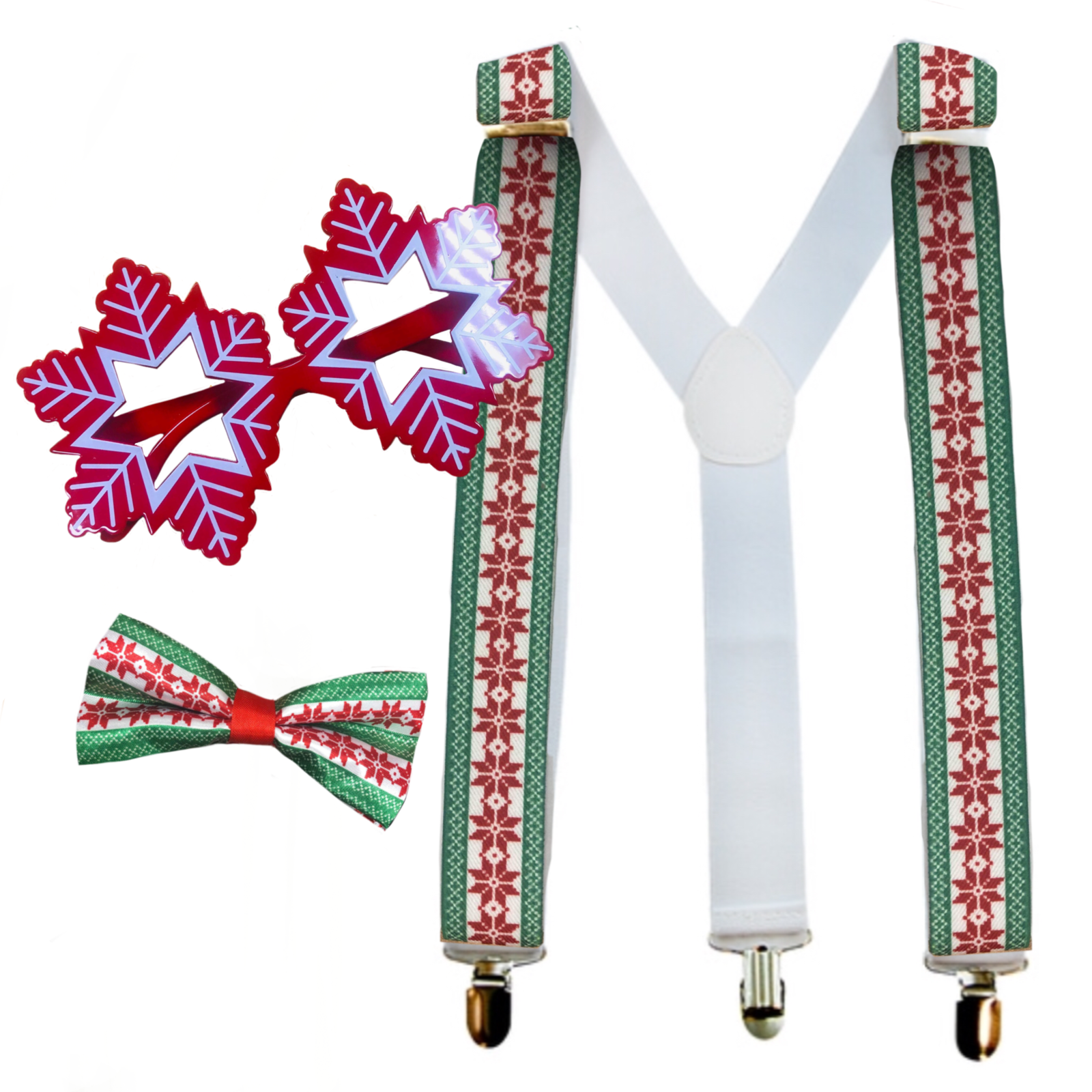 Goofy Christmas Accessory Kit - Snowflakes