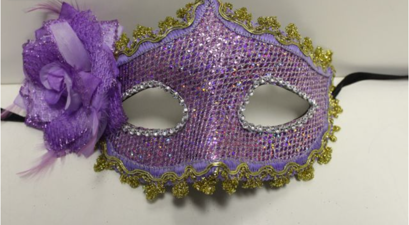Eyemask Purple Gem with Bow