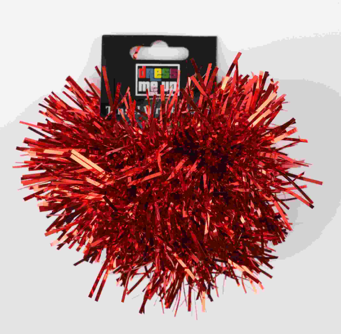 Red Tinsel Wristbands