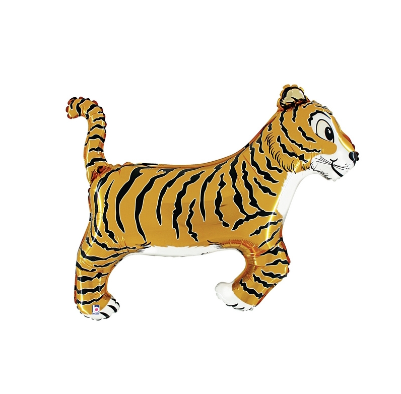 Safari Tiger Supershape Foil Balloon