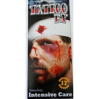 Intensive Care Temporary Tattoo FX (17 Pieces)