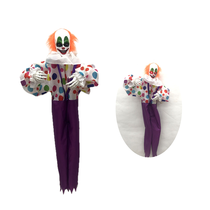 Animated Kicking Clown 125cm