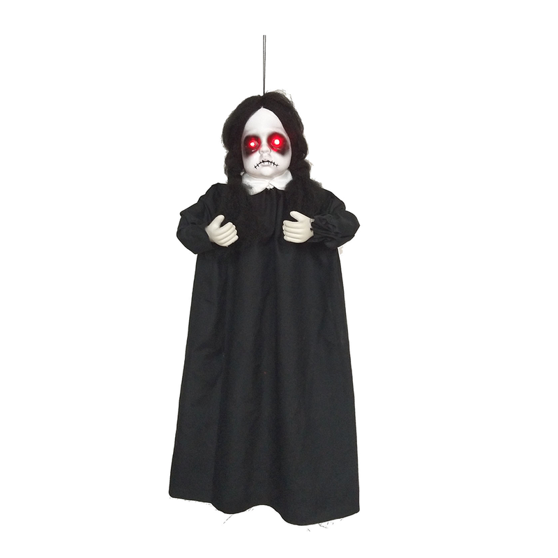 Animated Hanging Creepy Girl 80cm