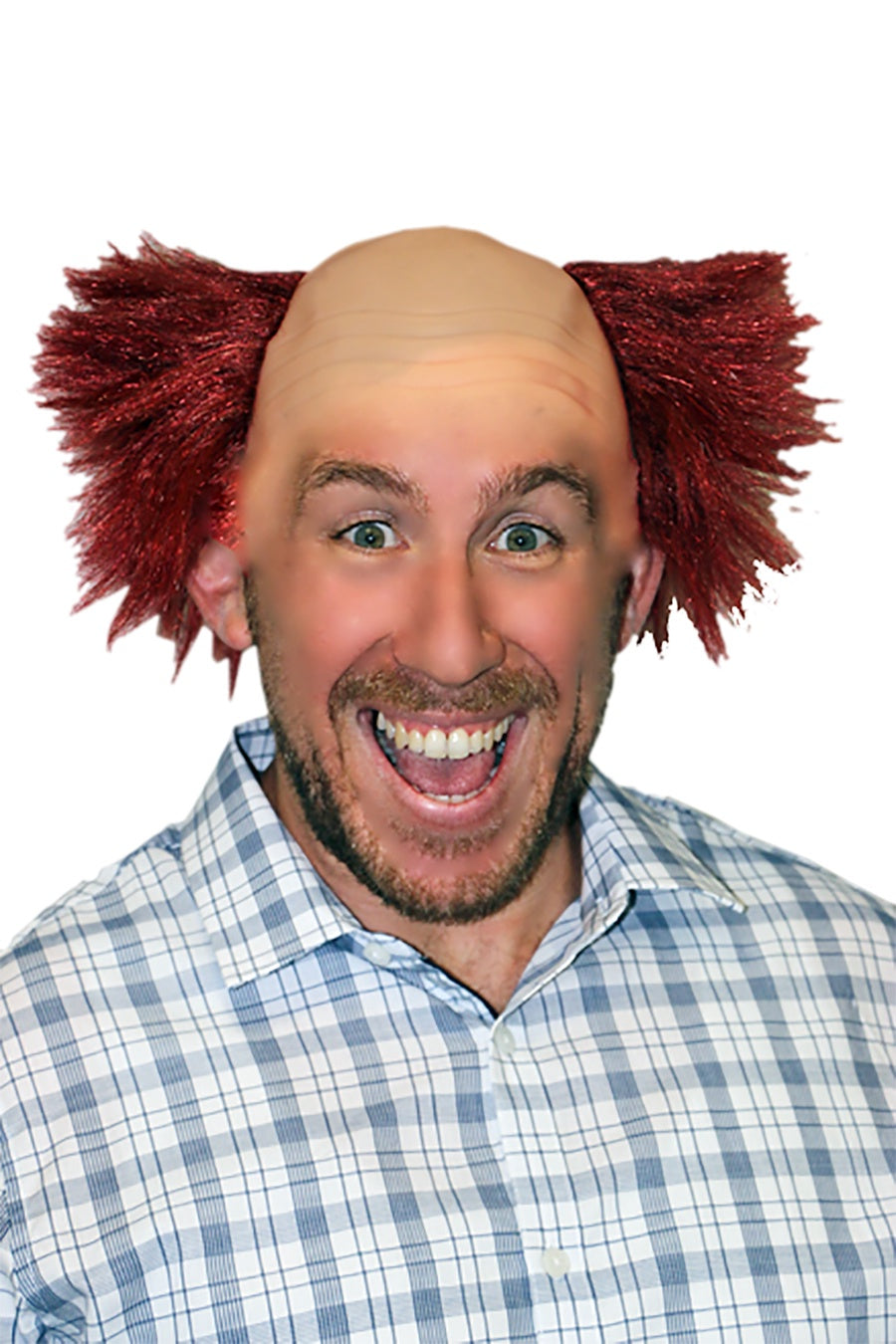 Creepy I.T Clown Wig w/ Latex forehead