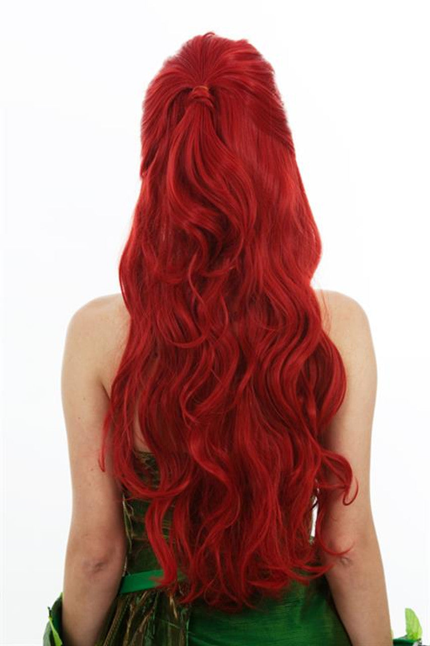 Lethal Vixen Long Red Womens Girls Cosplay Costume Wigs