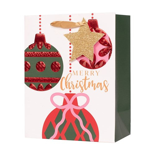 Christmas Bauble Gift Bag Medium