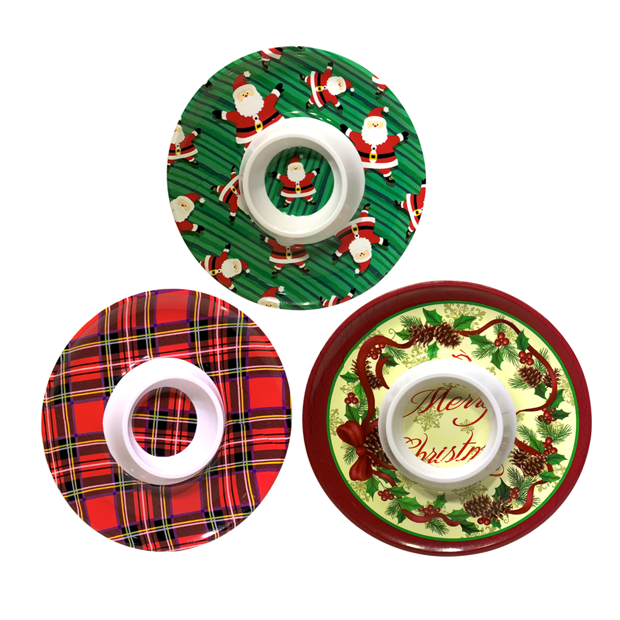 Chip N Dip Christmas Platter 33cm