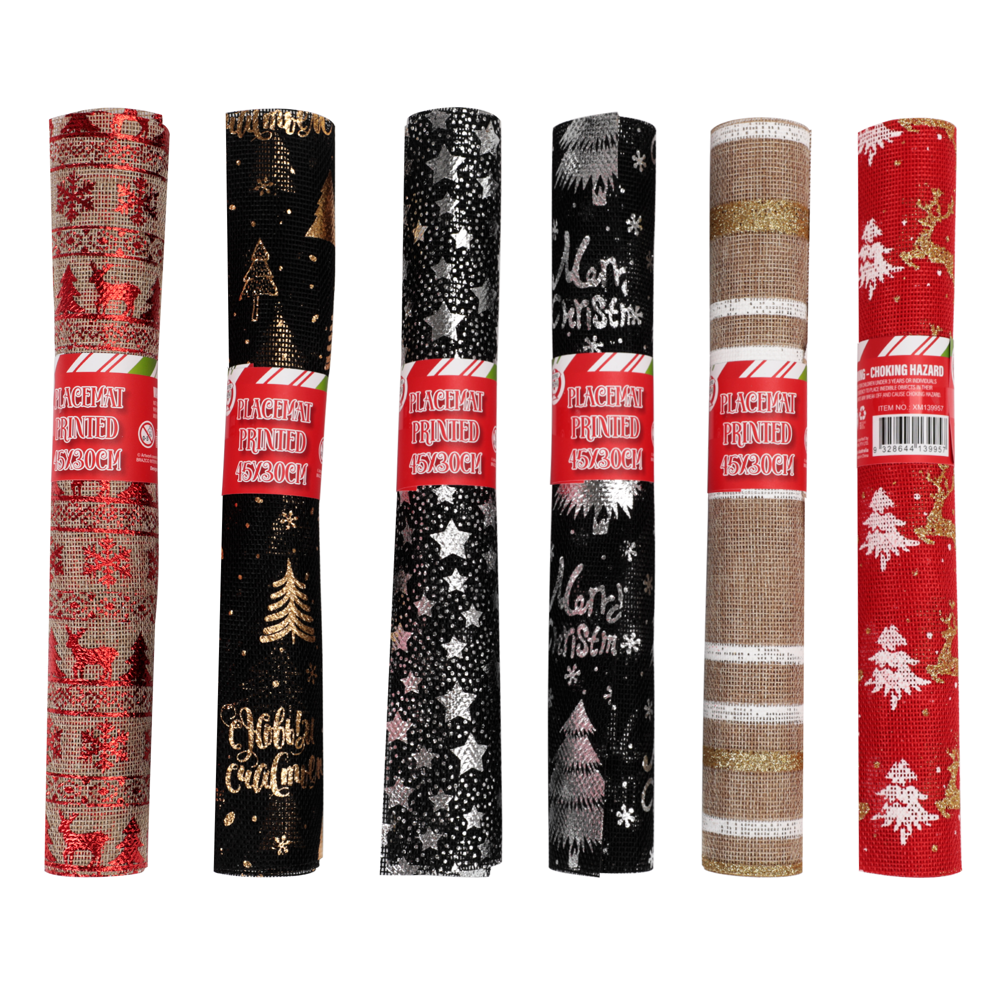 Printed Christmas Placemat 45x30cm