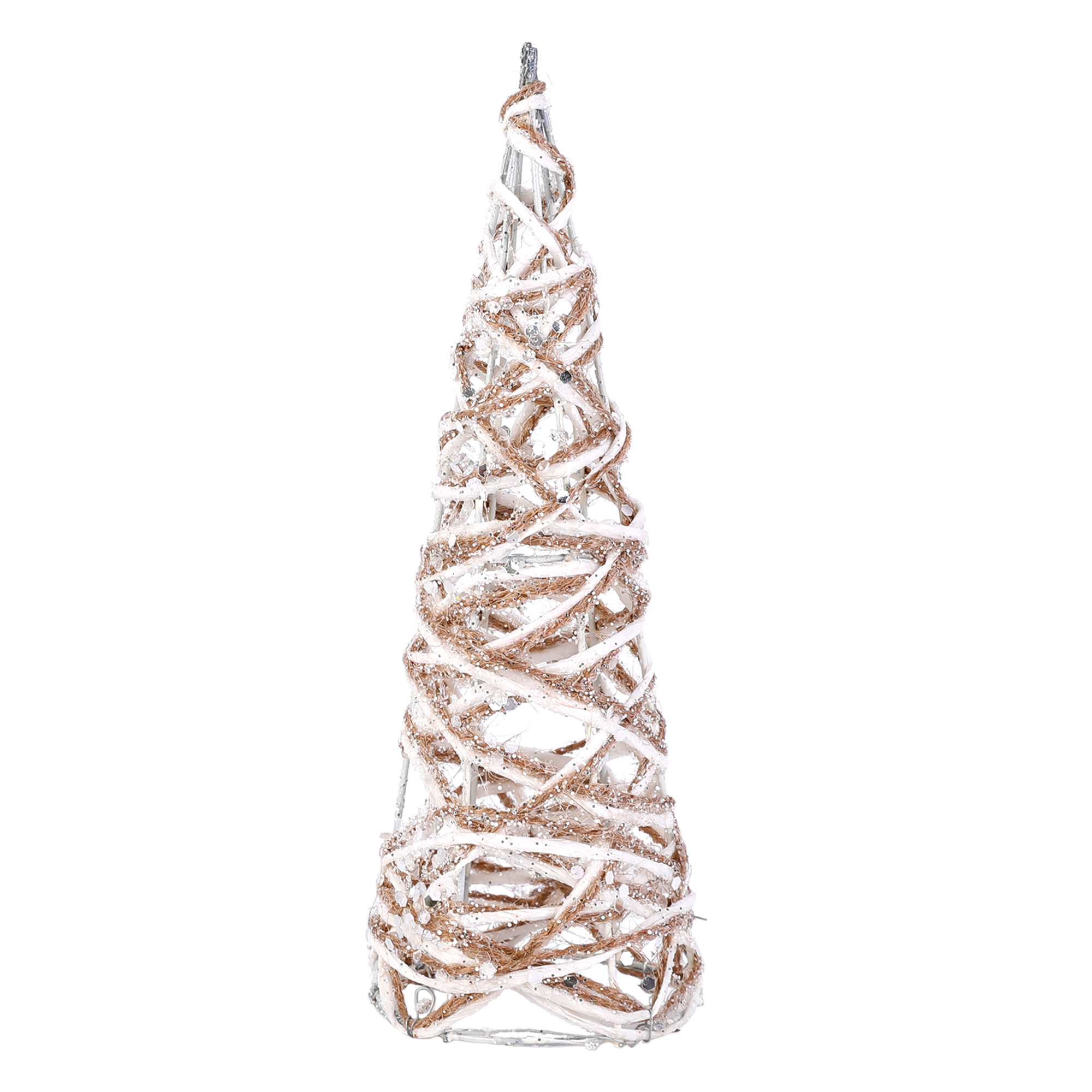 Metal Twine Christmas Tree 20x6cm