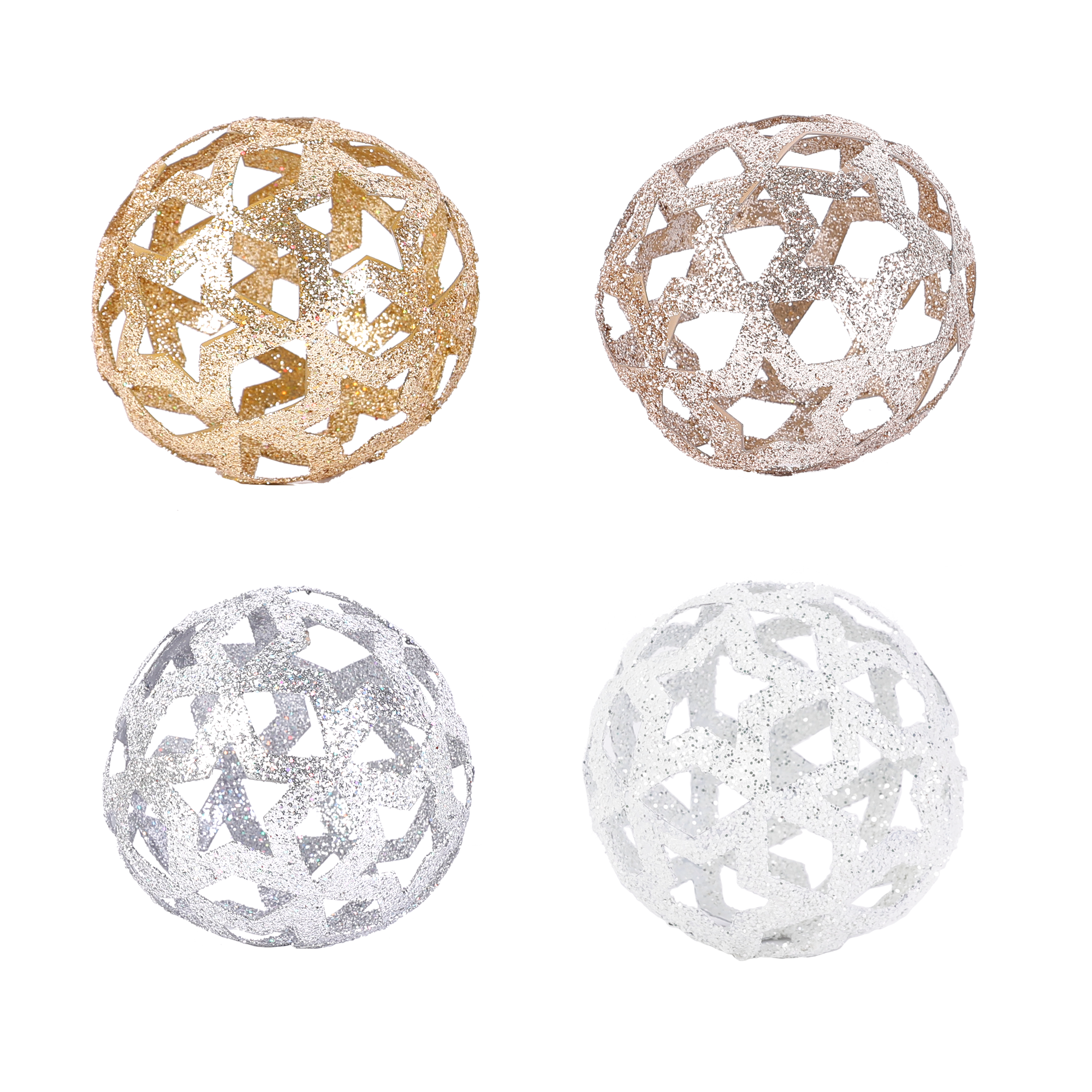 Metal Ball Christmas Decoration 7cm