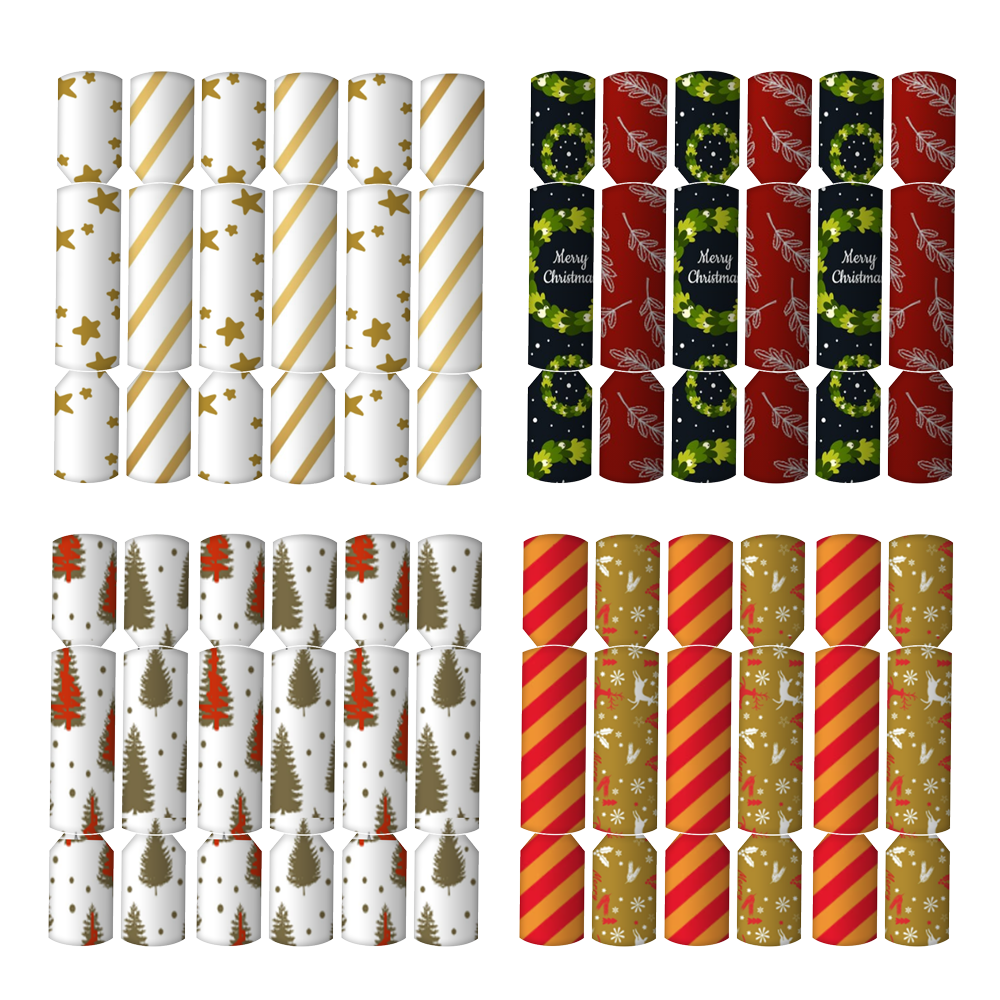 Christmas Bon Bons (12 Pack) 36cm - Assorted Colours A