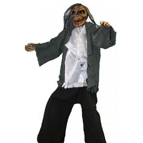 Brown Running Zombie Prop