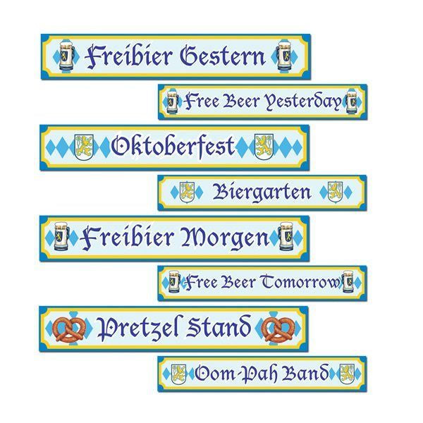 Oktoberfest Cutout Signs Original