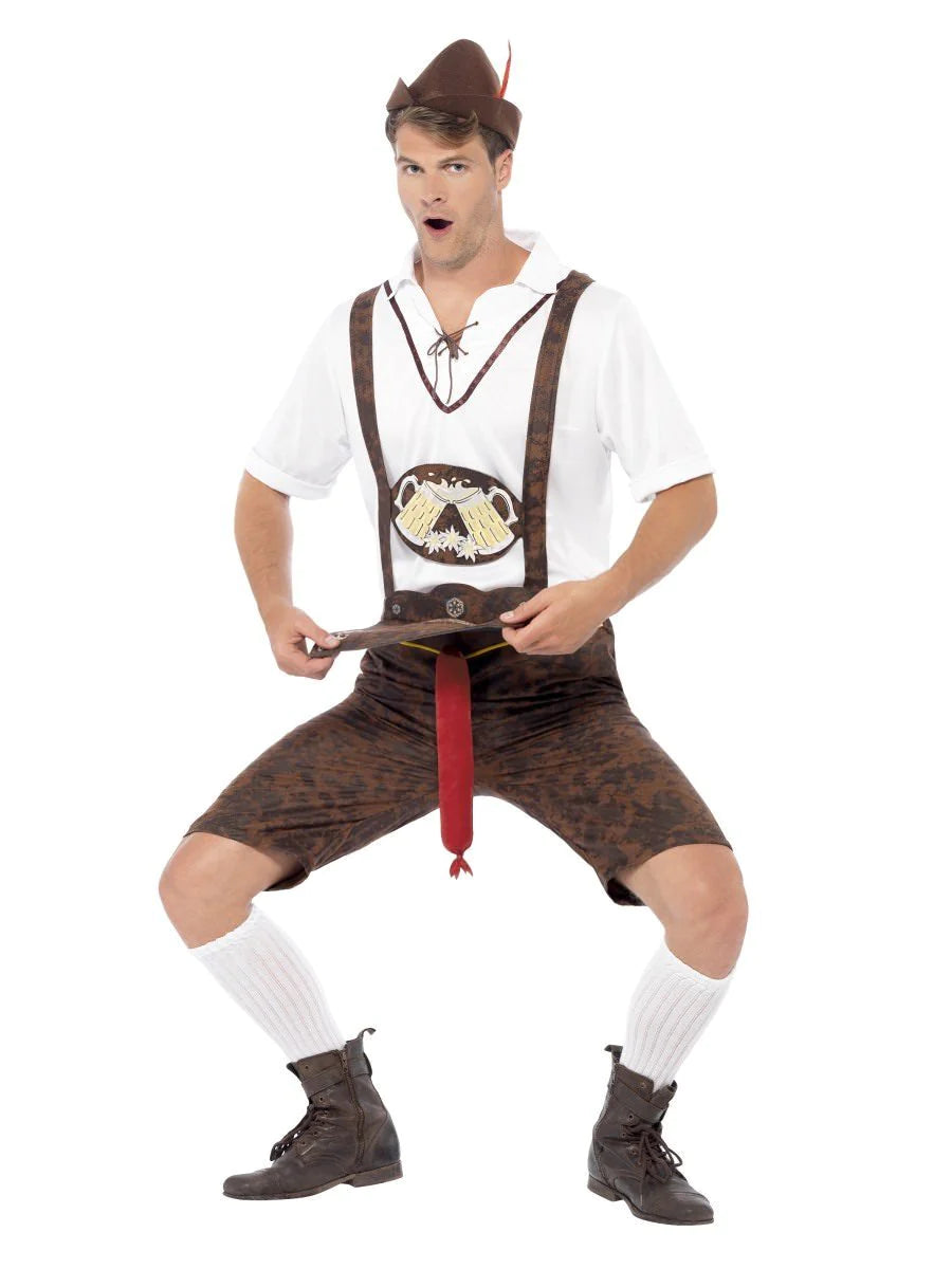 Brad Wurst Mens Funny Oktoberfest Costume