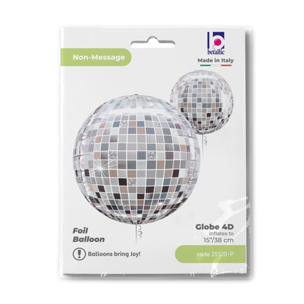 Disco Ball Foil Balloon 38cm (15 Inch)