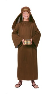 Brown Wiseman Robe & Headpiece Boys Costume