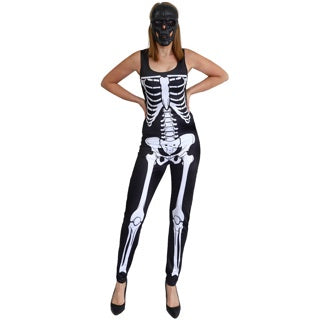 Skeleton Bodysuit Womens Costume