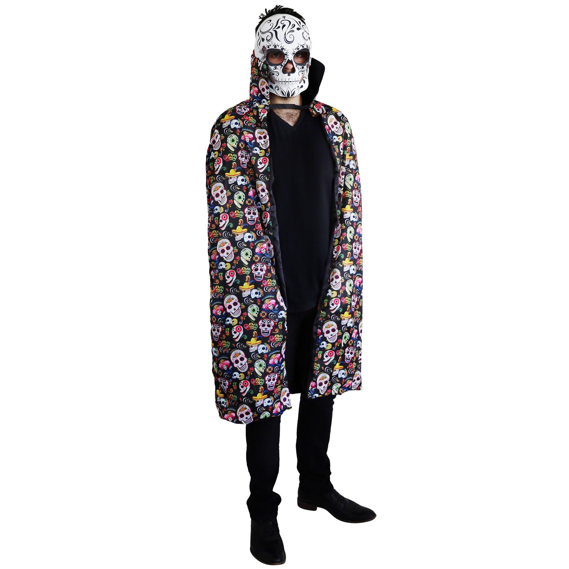 Day of the Dead Unisex Costume Cape