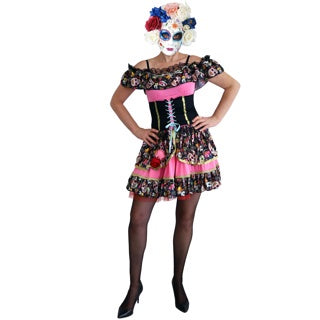 Day of the Dead Dress Womens Costume