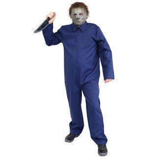 Halloween Mike Jumpsuit Mens Costume