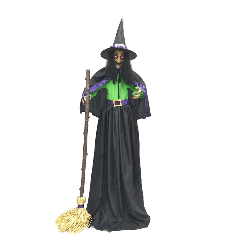 Animated Green Witch 2 Meters