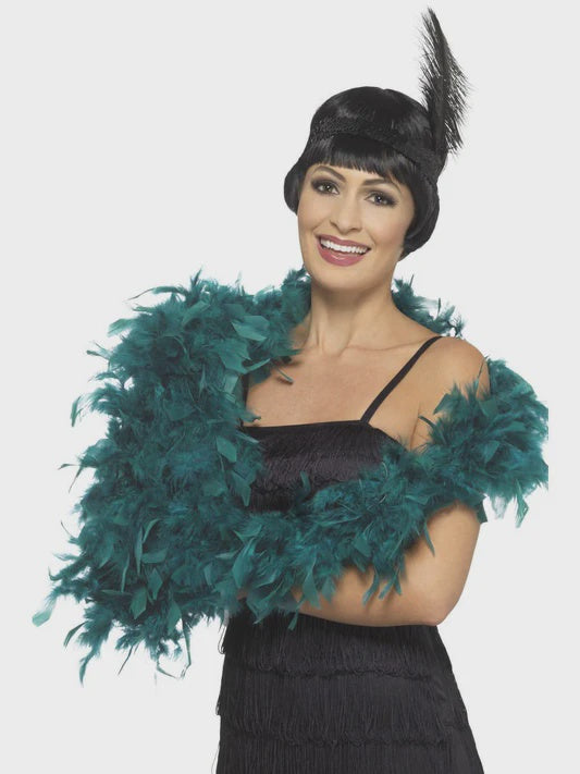 Deluxe Feather Boa Teal