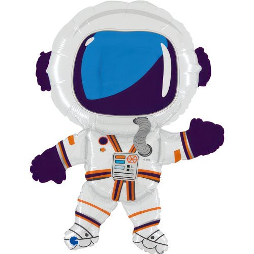 Happy Astronaut Shape Foil Balloon