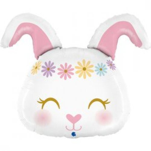 Hippie Bunny Shape Foil Balloon