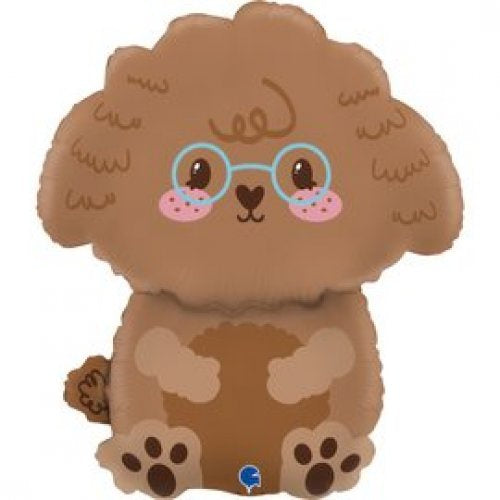 Cute Toy Poodle Shape Foil Balloon