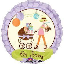 Modern Mommy Oh Baby Foil Balloon