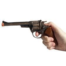 Diecast Metal Bronze Cowboy Cap Gun