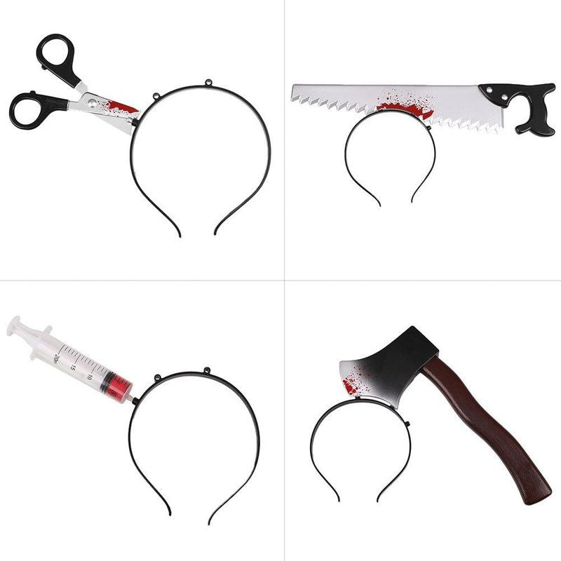 Halloween Headband Weapons Assorted (4 Styles)
