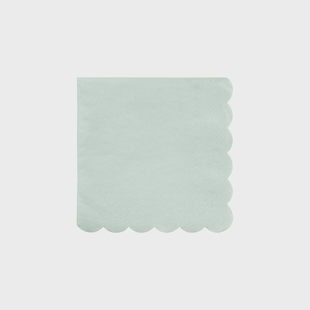 Meri Meri Small Mint Sorbet Paper Napkins (Pack of 20)