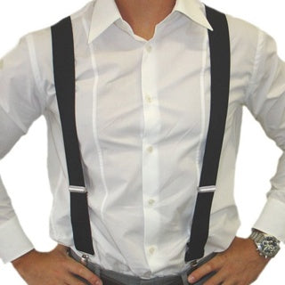 Black Brace Suspenders