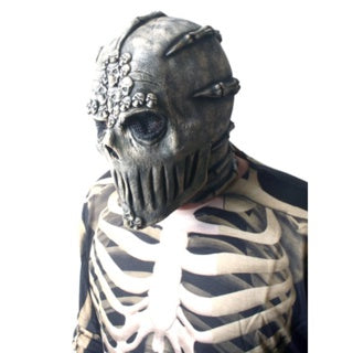 Silver Latex Skull Mask