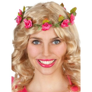 Pink Rose Flower Crown