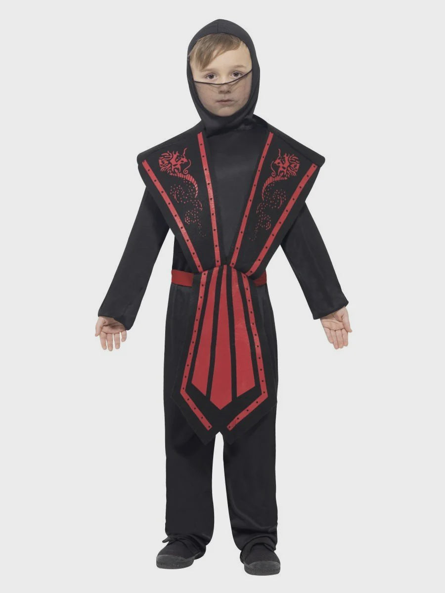 Black Ninja Boys Costume